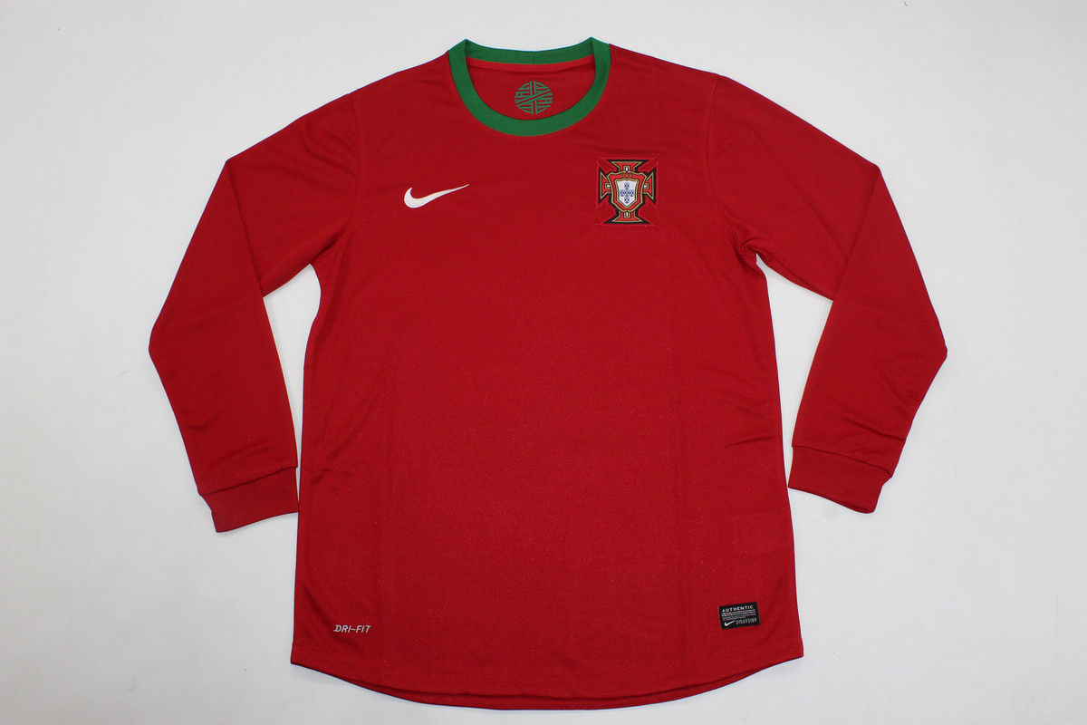 AAA Quality Portugal 2012 EuroCup Home Long Jersey